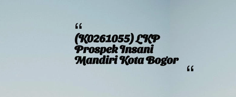 thumbnail for KB TAAM AL MUKARROMAH Kab. Bogor