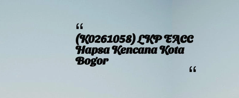 thumbnail for KB TAAM AL MUKARROMAH Kab. Bogor