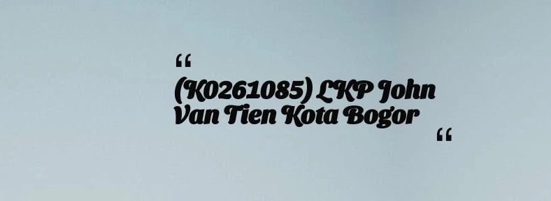 thumbnail for KB TAAM AL MUKARROMAH Kab. Bogor