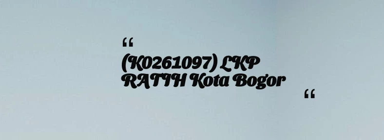 thumbnail for KB TAAM AL MUKARROMAH Kab. Bogor