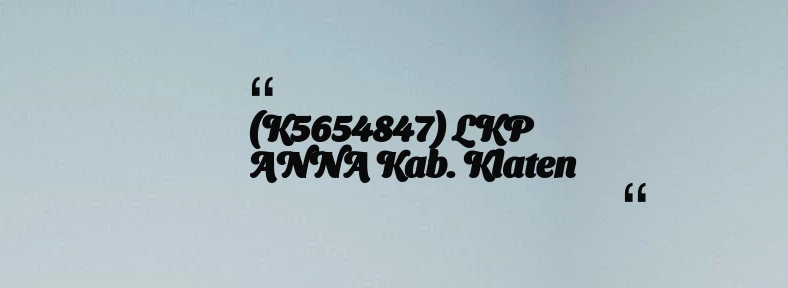 thumbnail for KB TAAM AL MUKARROMAH Kab. Bogor
