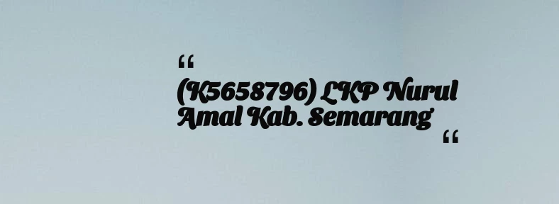 thumbnail for KB TAAM AL MUKARROMAH Kab. Bogor