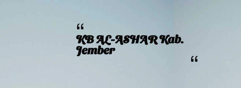 thumbnail for KB AL-ASHAR Kab. Jember