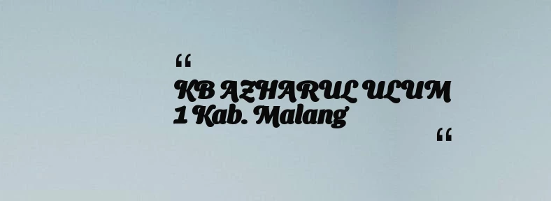 thumbnail for KB TAAM AL MUKARROMAH Kab. Bogor