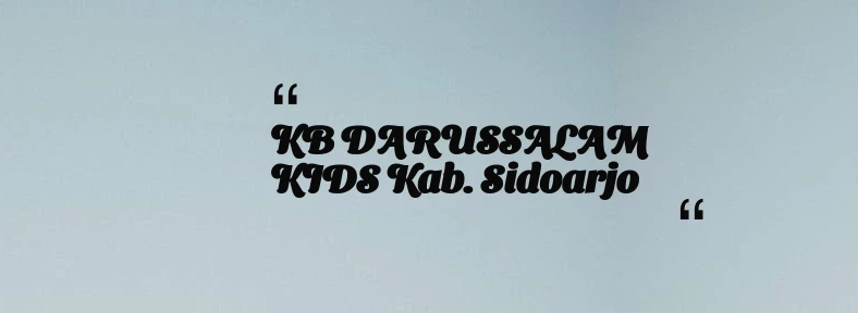 thumbnail for KB TAAM AL MUKARROMAH Kab. Bogor