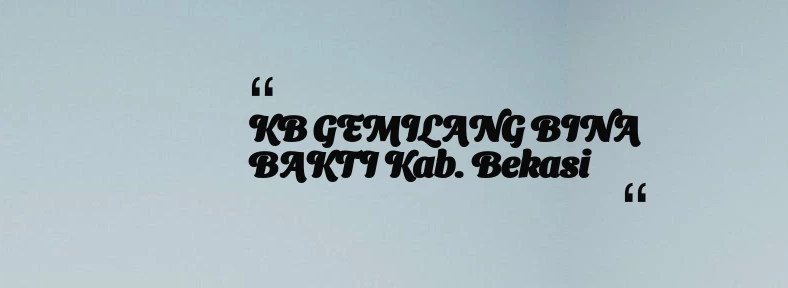 thumbnail for KB TAAM AL MUKARROMAH Kab. Bogor