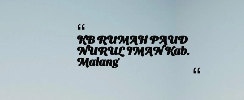 thumbnail for KB TAAM AL MUKARROMAH Kab. Bogor