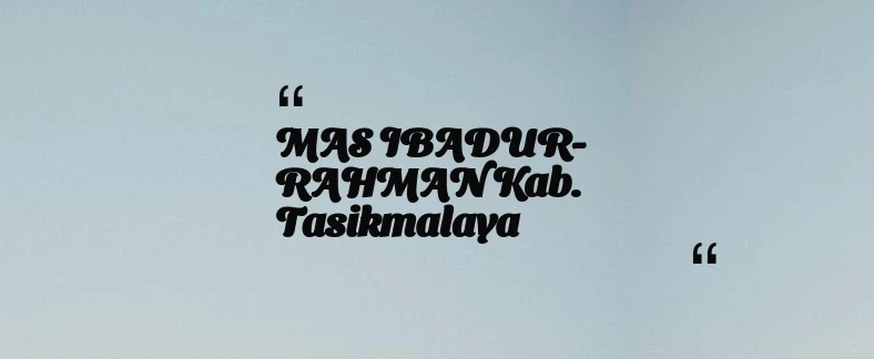 thumbnail for KB TAAM AL MUKARROMAH Kab. Bogor