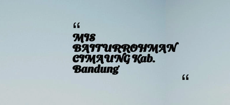 thumbnail for KB TAAM AL MUKARROMAH Kab. Bogor