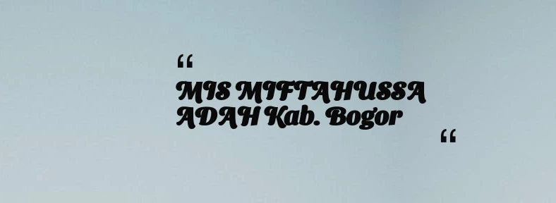 thumbnail for KB TAAM AL MUKARROMAH Kab. Bogor