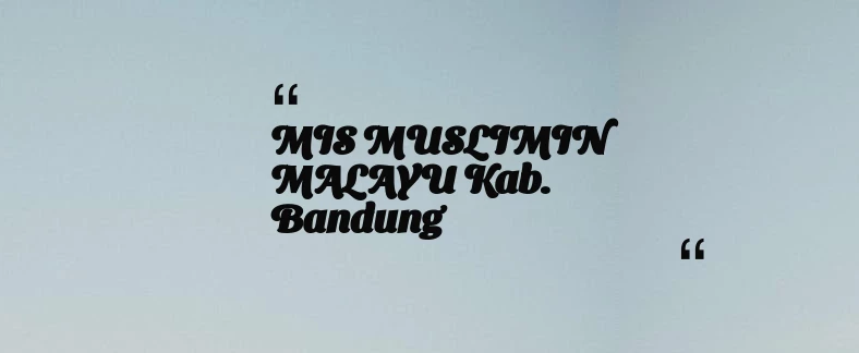thumbnail for KB TAAM AL MUKARROMAH Kab. Bogor