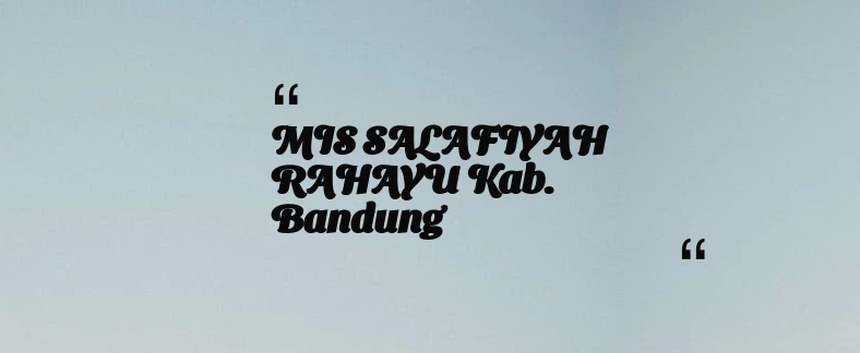 thumbnail for KB TAAM AL MUKARROMAH Kab. Bogor