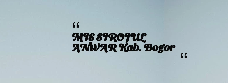 thumbnail for KB TAAM AL MUKARROMAH Kab. Bogor