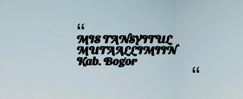 thumbnail for KB TAAM AL MUKARROMAH Kab. Bogor