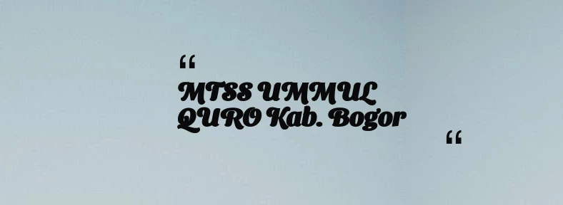 thumbnail for KB TAAM AL MUKARROMAH Kab. Bogor