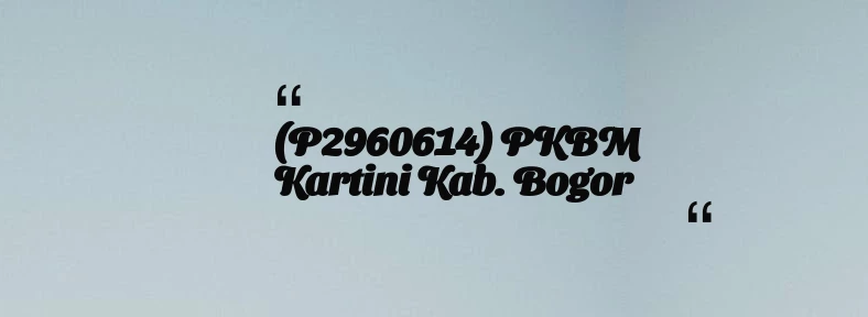 thumbnail for KB TAAM AL MUKARROMAH Kab. Bogor