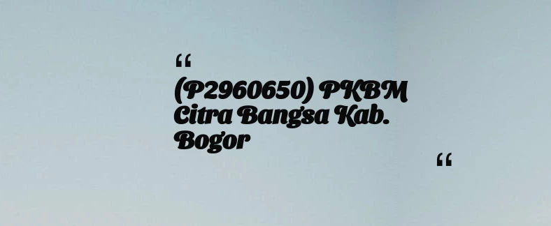 thumbnail for KB TAAM AL MUKARROMAH Kab. Bogor