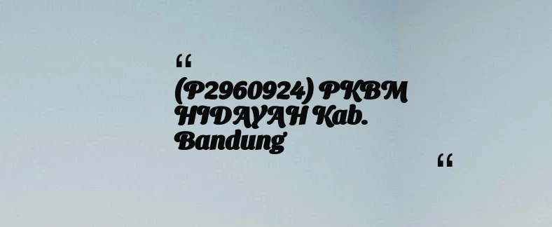 thumbnail for KB TAAM AL MUKARROMAH Kab. Bogor
