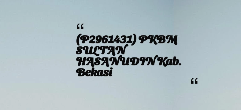 thumbnail for KB TAAM AL MUKARROMAH Kab. Bogor