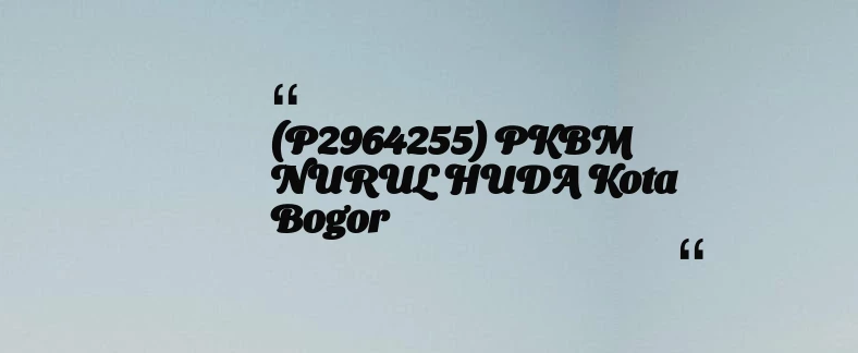 thumbnail for KB TAAM AL MUKARROMAH Kab. Bogor
