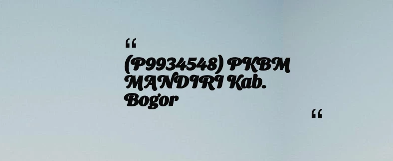 thumbnail for KB TAAM AL MUKARROMAH Kab. Bogor