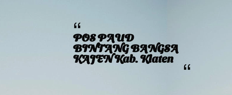 thumbnail for KB TAAM AL MUKARROMAH Kab. Bogor