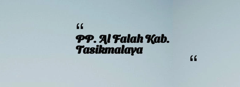 thumbnail for PP. Al Falah Kab. Tasikmalaya