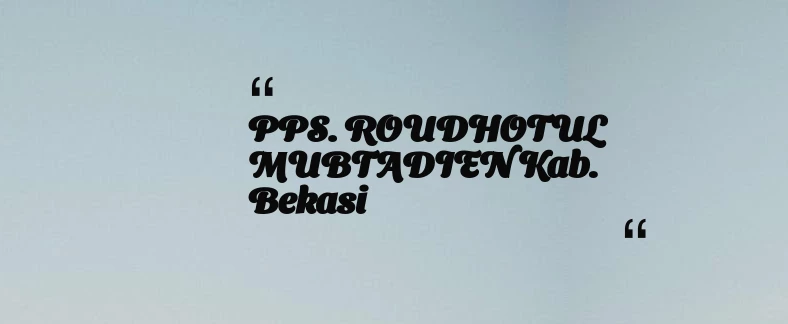 thumbnail for KB TAAM AL MUKARROMAH Kab. Bogor