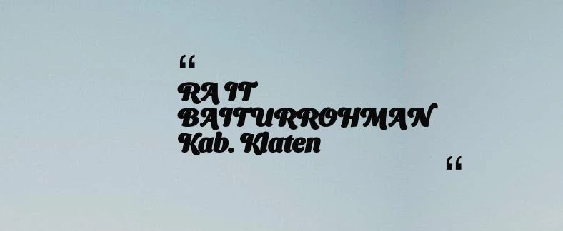 thumbnail for KB TAAM AL MUKARROMAH Kab. Bogor