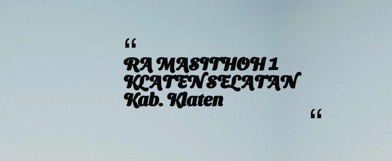 thumbnail for KB TAAM AL MUKARROMAH Kab. Bogor