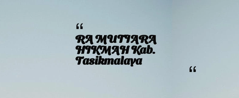 thumbnail for KB TAAM AL MUKARROMAH Kab. Bogor