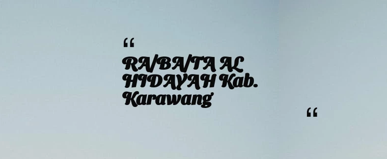 thumbnail for KB TAAM AL MUKARROMAH Kab. Bogor