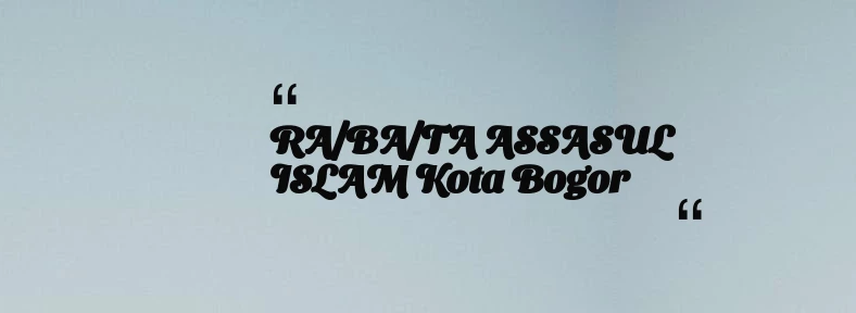 thumbnail for KB TAAM AL MUKARROMAH Kab. Bogor