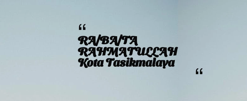 thumbnail for KB TAAM AL MUKARROMAH Kab. Bogor