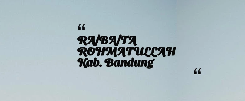thumbnail for KB TAAM AL MUKARROMAH Kab. Bogor