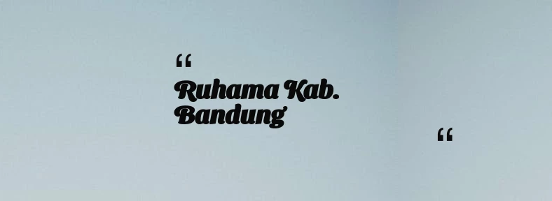 thumbnail for Ruhama Kab. Bandung