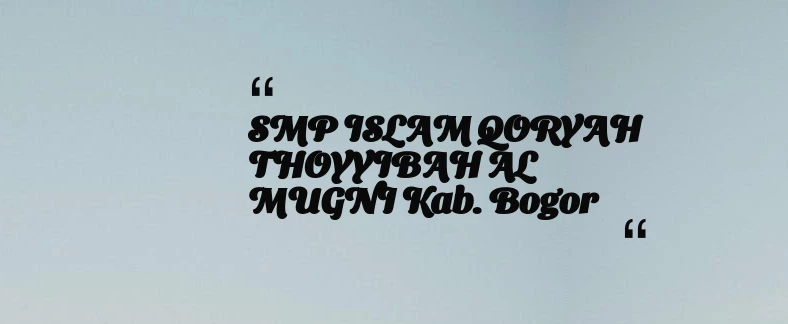 thumbnail for KB TAAM AL MUKARROMAH Kab. Bogor