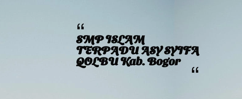 thumbnail for KB TAAM AL MUKARROMAH Kab. Bogor