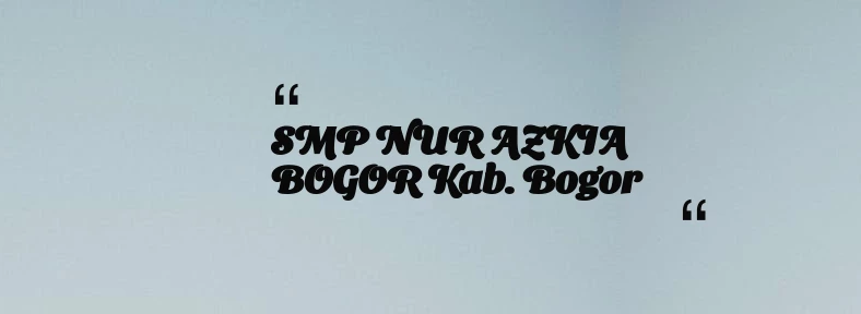 thumbnail for KB TAAM AL MUKARROMAH Kab. Bogor