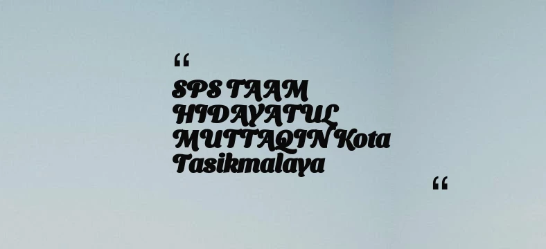 thumbnail for KB TAAM AL MUKARROMAH Kab. Bogor
