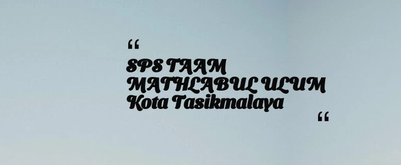 thumbnail for KB TAAM AL MUKARROMAH Kab. Bogor