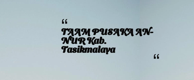 thumbnail for KB TAAM AL MUKARROMAH Kab. Bogor
