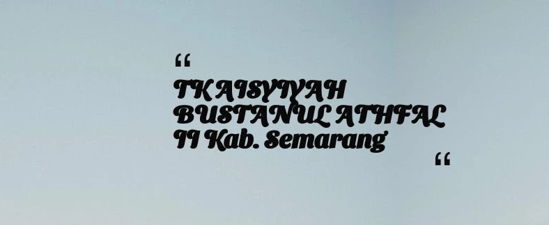 thumbnail for KB TAAM AL MUKARROMAH Kab. Bogor