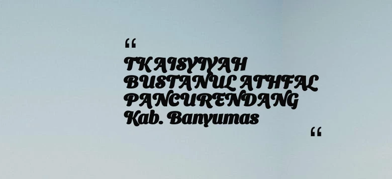 thumbnail for KB TAAM AL MUKARROMAH Kab. Bogor