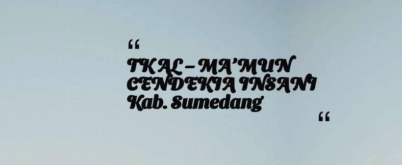 thumbnail for KB TAAM AL MUKARROMAH Kab. Bogor