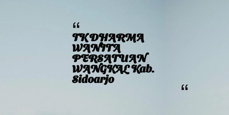 thumbnail for TK DHARMA WANITA PERSATUAN WANGKAL Kab. Sidoarjo