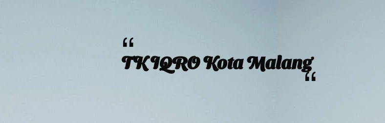 thumbnail for TK IQRO Kota Malang