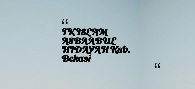 thumbnail for KB TAAM AL MUKARROMAH Kab. Bogor