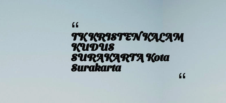 thumbnail for KB TAAM AL MUKARROMAH Kab. Bogor