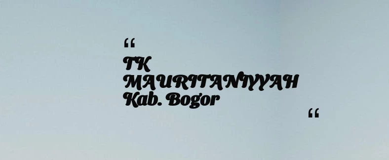 thumbnail for KB TAAM AL MUKARROMAH Kab. Bogor